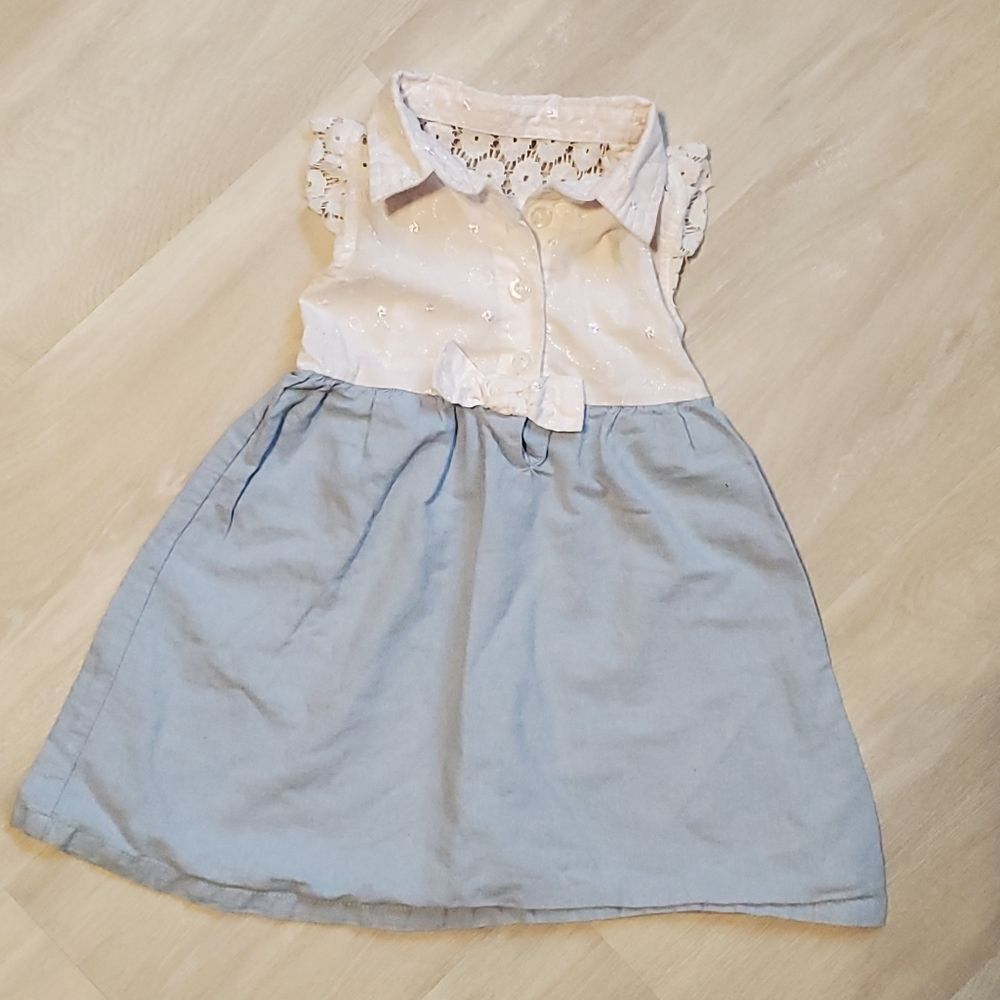 Girl dress with lace baby toddler 18M
